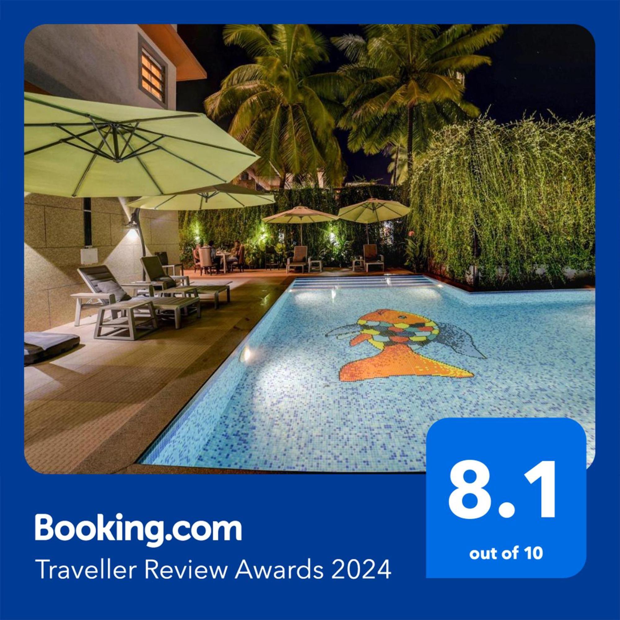 Fabhotel Prime Sarala Crown With Pool - Nr Calangute Beach Kültér fotó